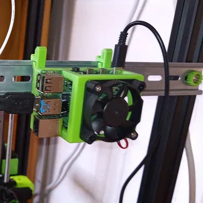 Giá đỡ Din Rail cho Raspberry Pi 3/4