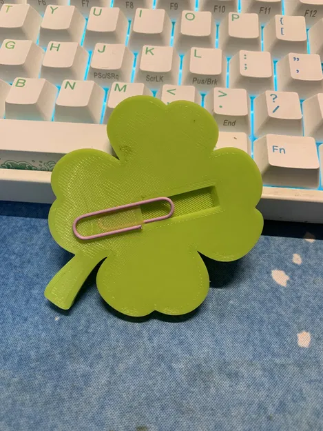 Ghim Cài Áo Hình Cỏ Bốn Lá - Image 2