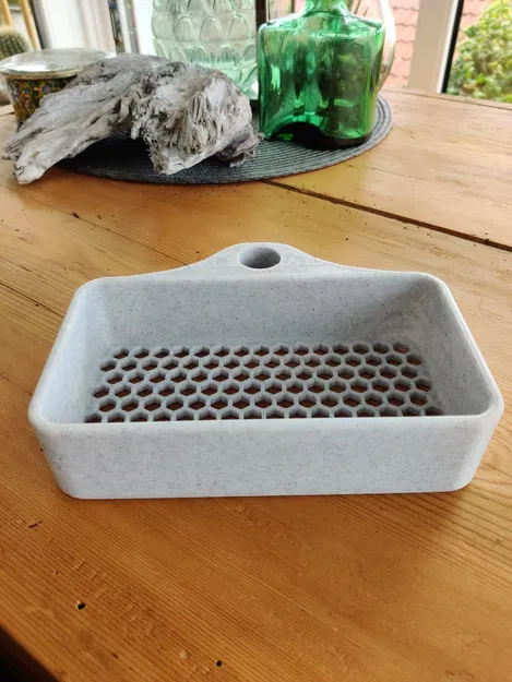 Kệ phòng tắm dạng tổ ong (Gắn cột phòng tắm) - Image 4