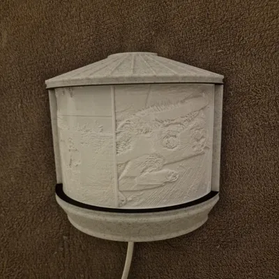 Đèn Lithophane Gắn Tường