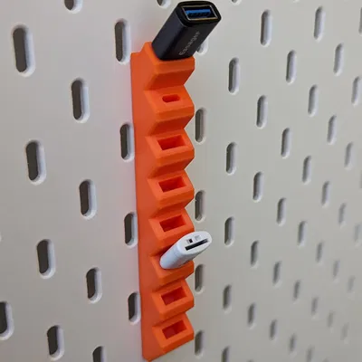 Giá đỡ USB dọc cho Skadis có USB-C