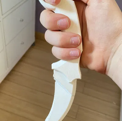 Karambit - Mẫu dao in 3D có thể in thành 2 mảnh
