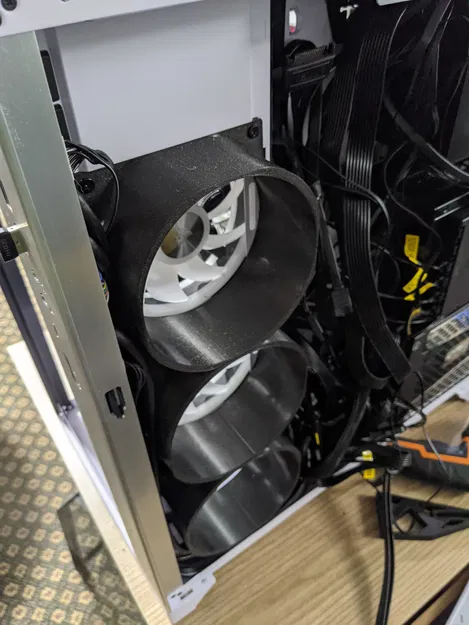 Lian Li O11 XL - Ống dẫn quạt 120mm - Image 2