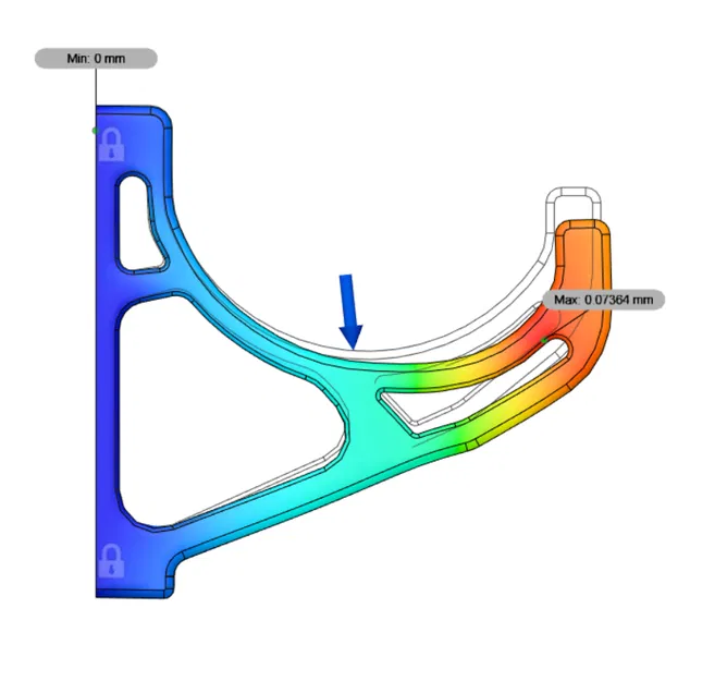 Móc treo cáp treo tường (mạnh hơn): Được làm lại dựa trên thiết kế tạo sinh - Image 1