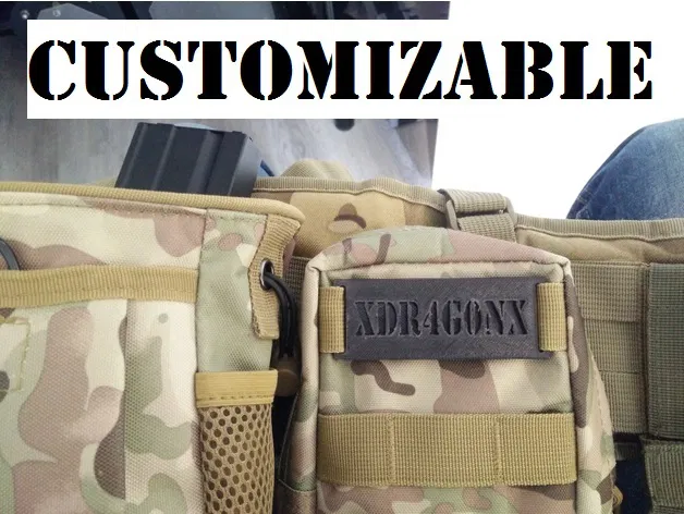 Nhãn Tên Molle - Có Thể Tùy Chỉnh - Image 1