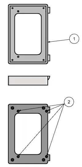 Giá đỡ màn hình Voron cho màn hình cảm ứng điện dung Waveshare 5 inch - Image 3