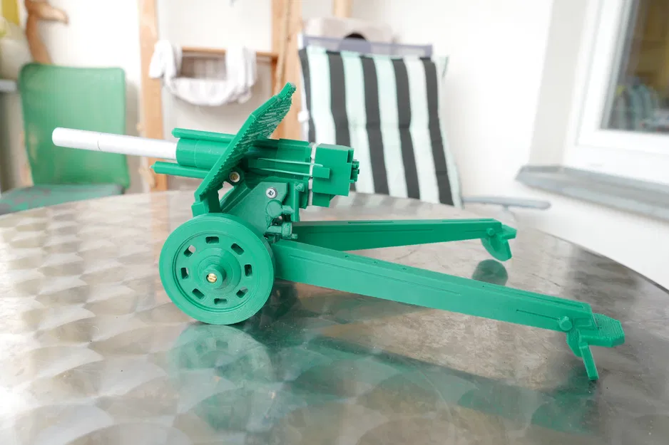 Mô hình Pháo cối M-30 chức năng có thể bắn - Image 3