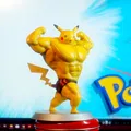 Pikachu Siêu Cơ Bắp - Mô hình 3D - Thumbnail 4