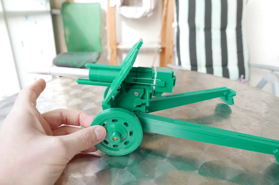 Mô hình Pháo cối M-30 chức năng có thể bắn - Image 11