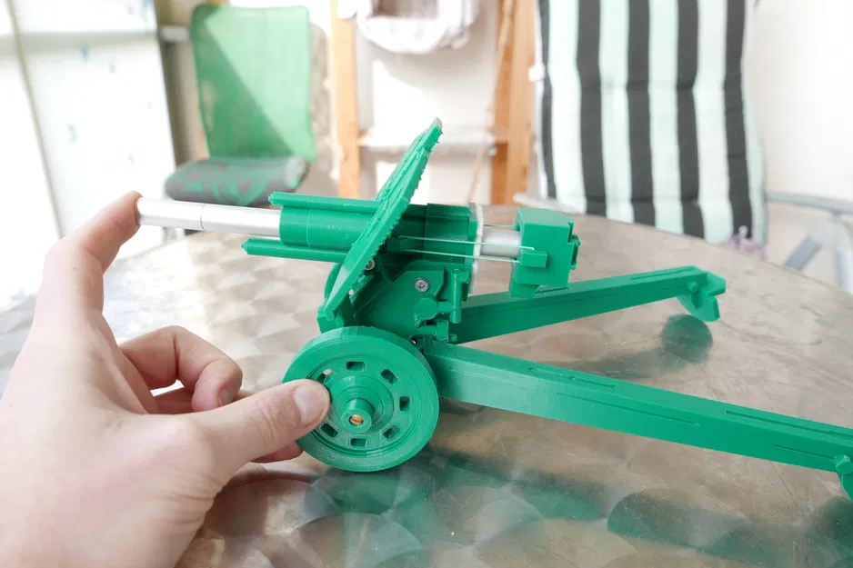 Mô hình Pháo cối M-30 chức năng có thể bắn - Image 13