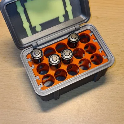 Hộp đựng pin AA/AAA/CR2032/9V / thẻ nhớ SD/Micro SD