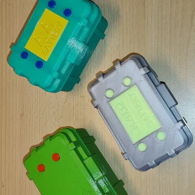 Hộp đựng pin AA/AAA/CR2032/9V / thẻ nhớ SD/Micro SD