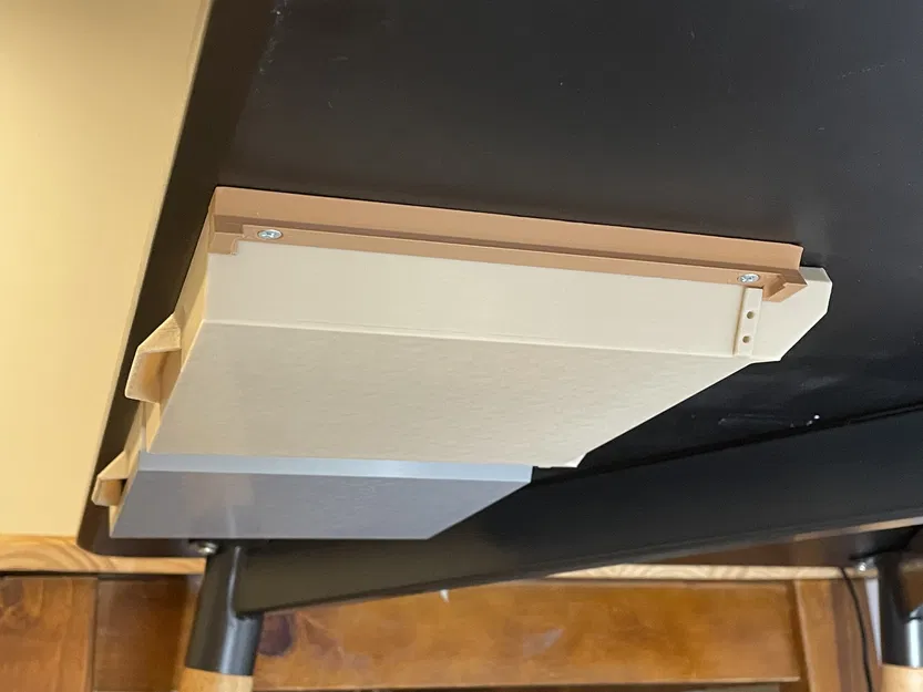 Hộc tủ dưới bàn có Cặp Chặn Kép - Image 2