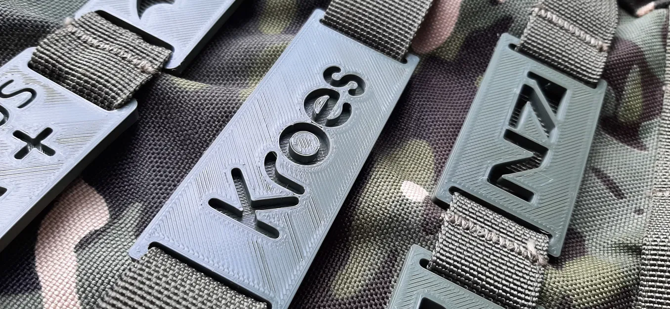 Thẻ Molle - Tùy chỉnh - 2 Kích thước - Image 1