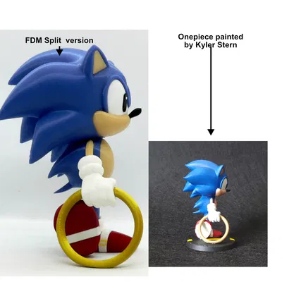 Sonic Classic - Onepiece (Bản in 3D)