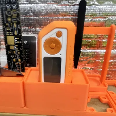 Hộp Gridfinity cho Flipper Zero (có ốp lưng silicon)