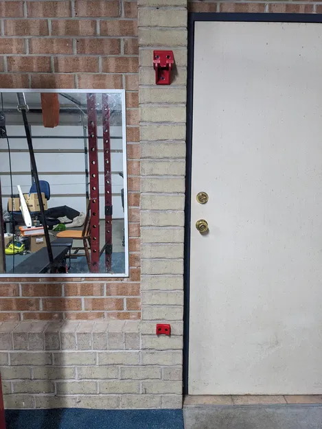 Giá đỡ tạ Olympic treo tường thẳng đứng + Bộ phận chống va đập - Image 6