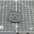 Ghim cài đầu mèo men - Thumbnail 3