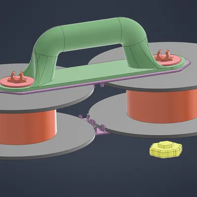 Dụng cụ quấn dây cho 2 cuộn dây