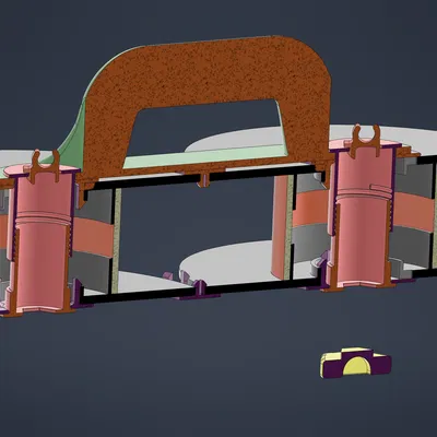 Dụng cụ quấn dây cho 2 cuộn dây