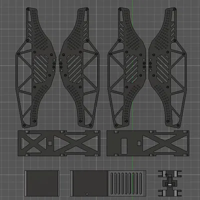 Khung Sườn Tremor V2 cho Scx24