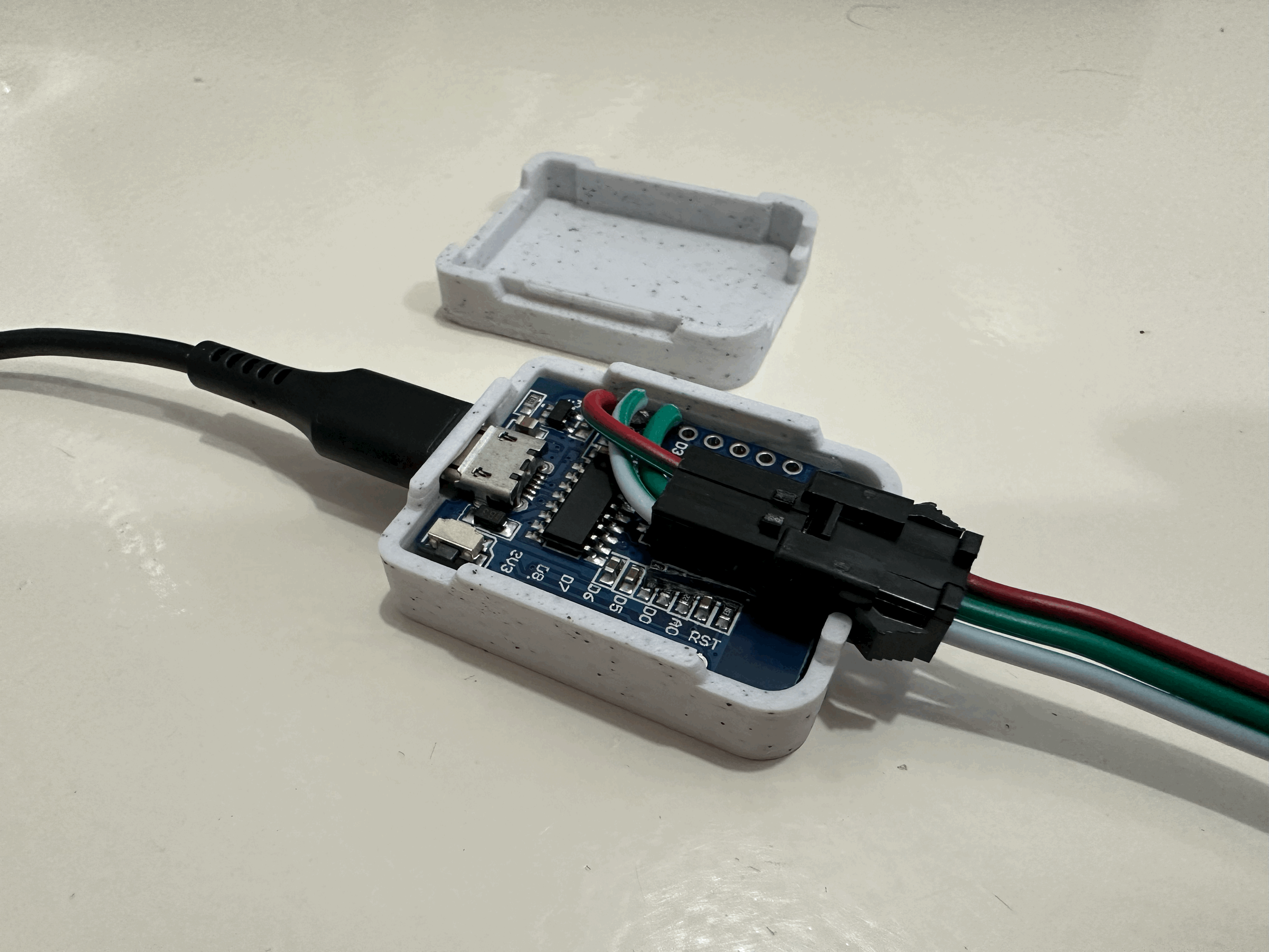 Vỏ Case cho Wemos D1 mini + LED Strip - Thumbnail 1