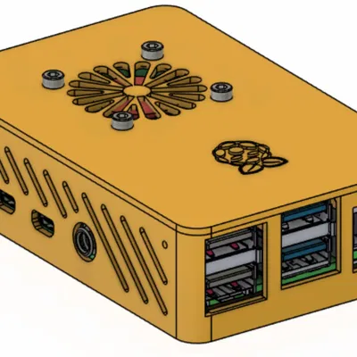 Vỏ quạt Raspberry Pi cho 4B