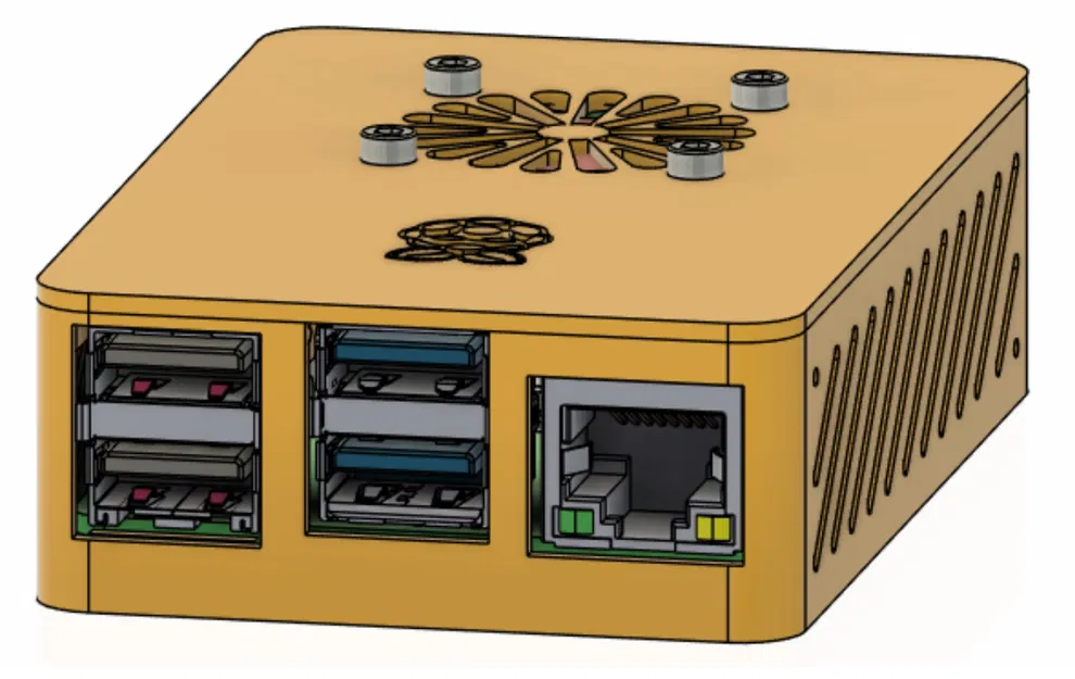 Vỏ quạt Raspberry Pi cho 4B - Image 3