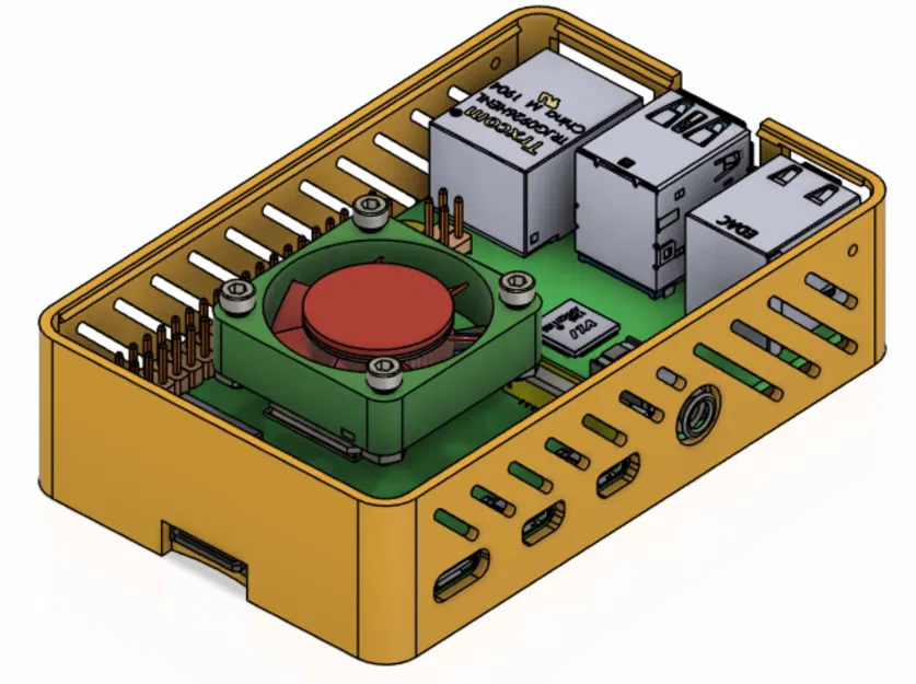 Vỏ quạt Raspberry Pi cho 4B - Image 9