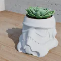 Chậu Cây Mũ Bảo Hiểm Stormtrooper - Thumbnail 1
