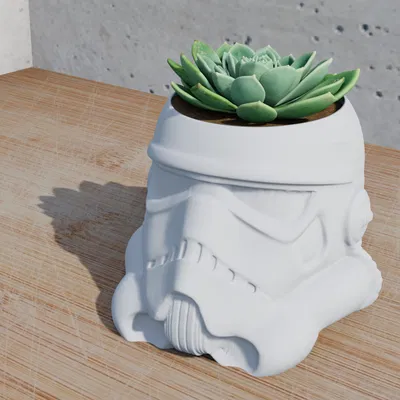 Chậu Cây Mũ Bảo Hiểm Stormtrooper