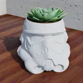 Chậu Cây Mũ Bảo Hiểm Stormtrooper - Thumbnail 2