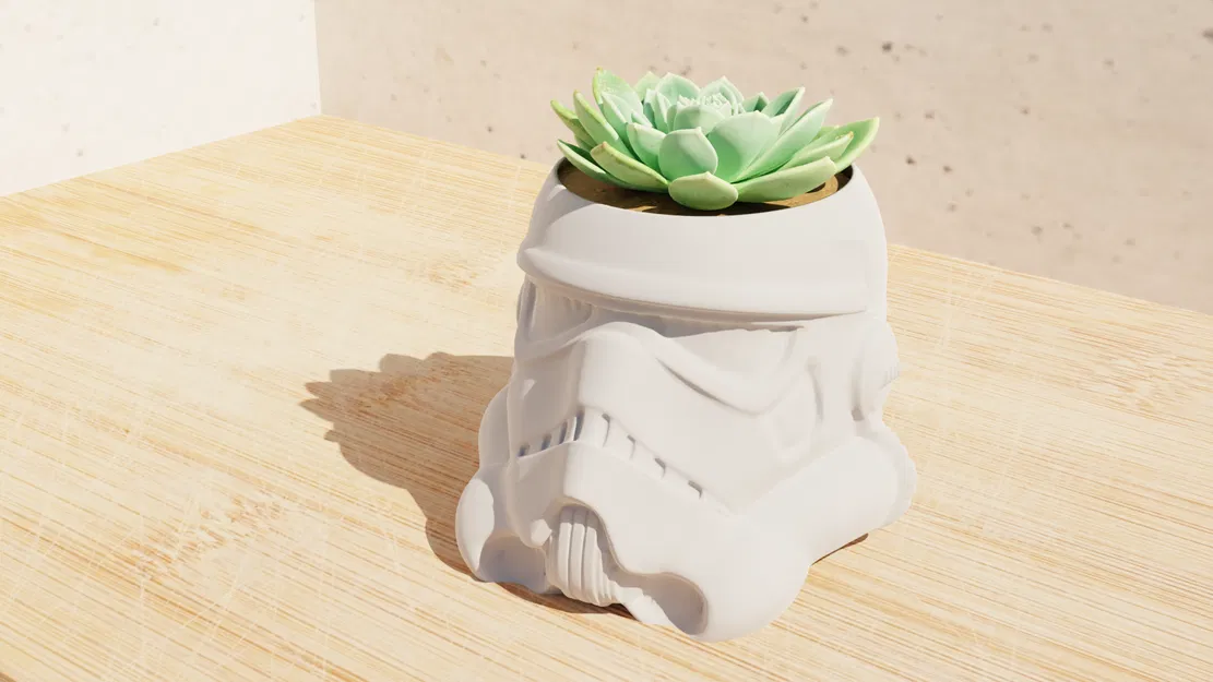 Chậu Cây Mũ Bảo Hiểm Stormtrooper - Image 3