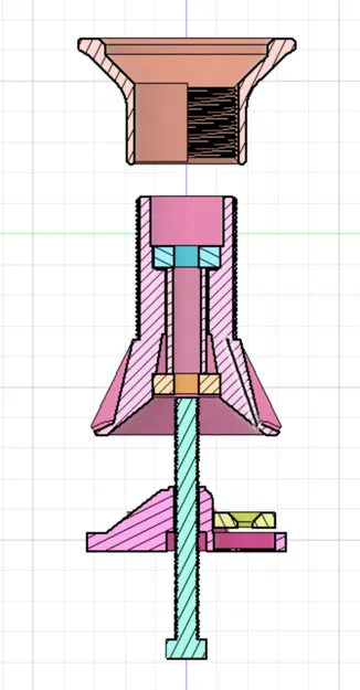Giá đỡ cuộn chỉ có vòng bi + nam châm, sửa nhanh - Image 1