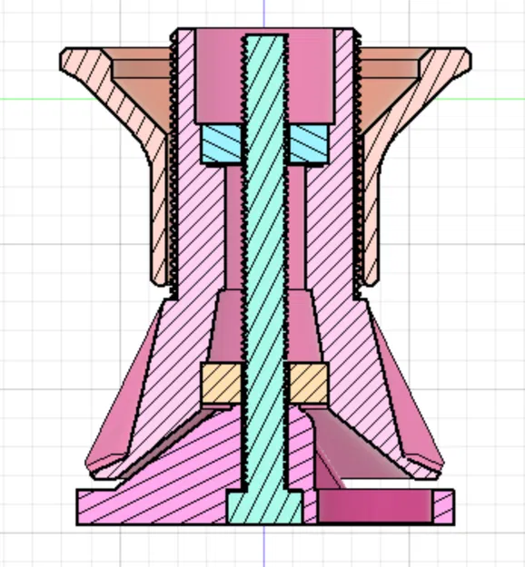 Giá đỡ cuộn chỉ có vòng bi + nam châm, sửa nhanh - Image 5