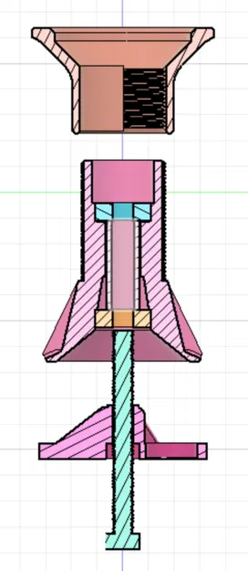 Giá đỡ cuộn chỉ có vòng bi + nam châm, sửa nhanh - Image 8