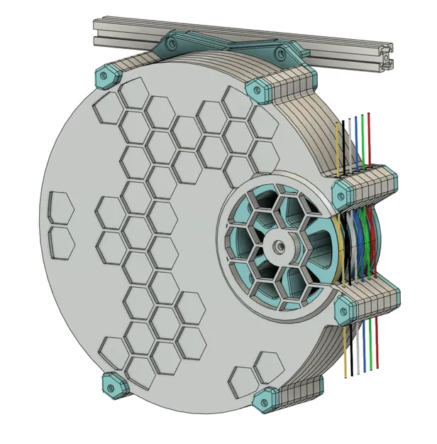 Stern-Wheeler: Bộ Đệm Sợi Nhựa Đa Vật Liệu - Image 1