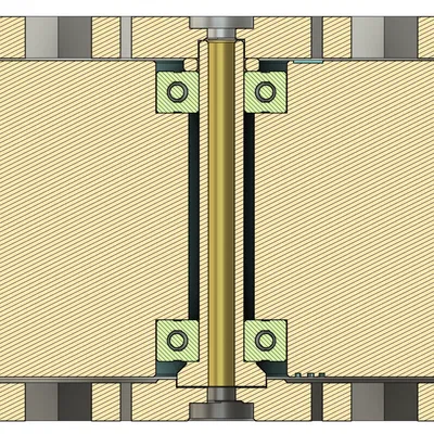 Stern-Wheeler: Bộ Đệm Sợi Nhựa Đa Vật Liệu