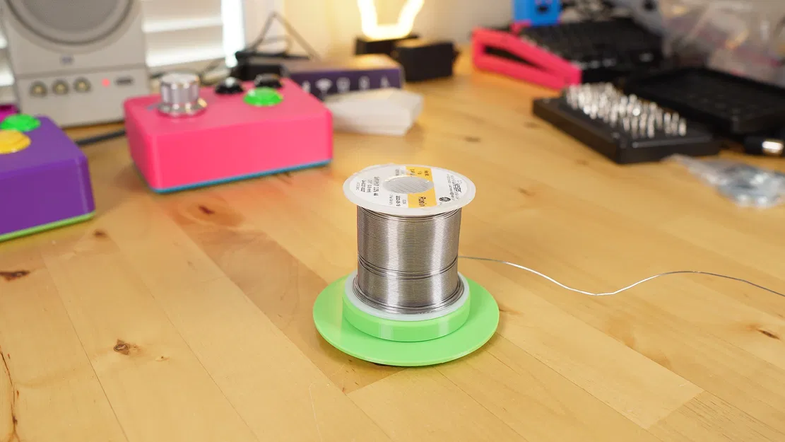 Giá đỡ cuộn thiếc hàn dọc v2 - Image 1