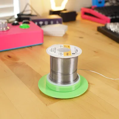 Giá đỡ cuộn thiếc hàn dọc v2