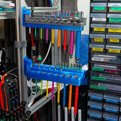 Giá đỡ bộ chìa lục giác Wera xoay ra