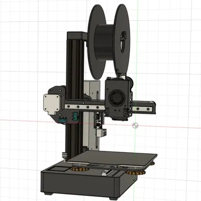 Dữ liệu STP/OBJ lắp ráp đầy đủ Kingroon KP3S