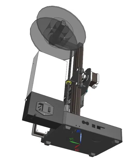 Dữ liệu STP/OBJ lắp ráp đầy đủ Kingroon KP3S - Image 3