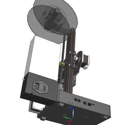 Dữ liệu STP/OBJ lắp ráp đầy đủ Kingroon KP3S