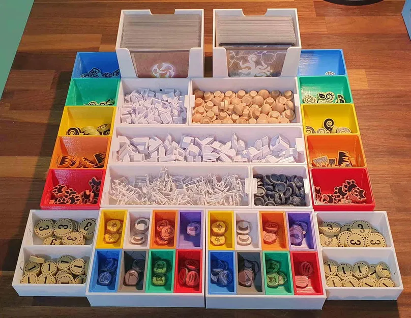 Spirit Island 2 Box Insert / Organizer / Storage Solution - Image 2