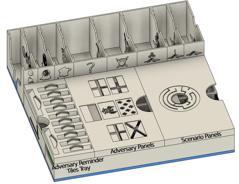 Spirit Island 2 Box Insert / Organizer / Storage Solution - Image 24