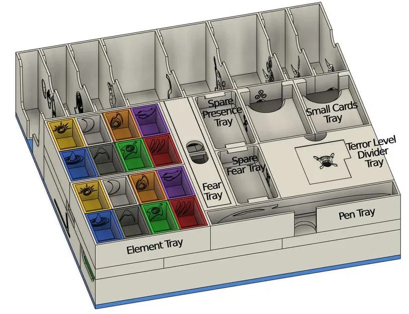 Spirit Island 2 Box Insert / Organizer / Storage Solution - Image 25