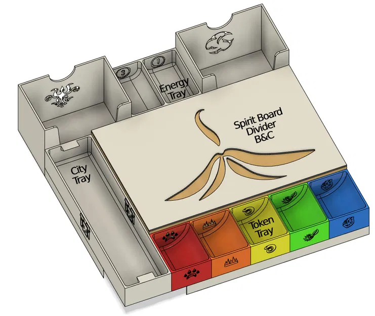 Spirit Island 2 Box Insert / Organizer / Storage Solution - Image 27