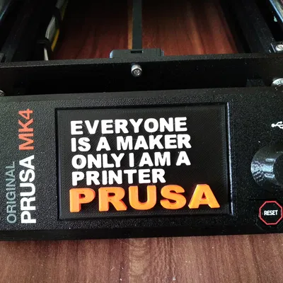 Vỏ che màn hình LCD cho Prusa Mk4
