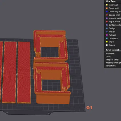 JC-Creality K1 Lid Riser - Bộ Nâng Nắp Mô-đun